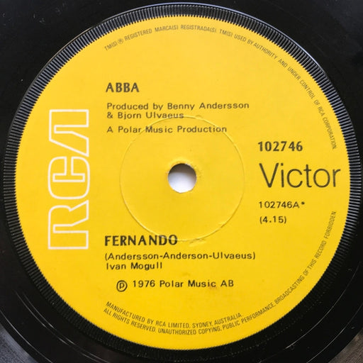 ABBA – Fernando (LP, Vinyl Record Album)