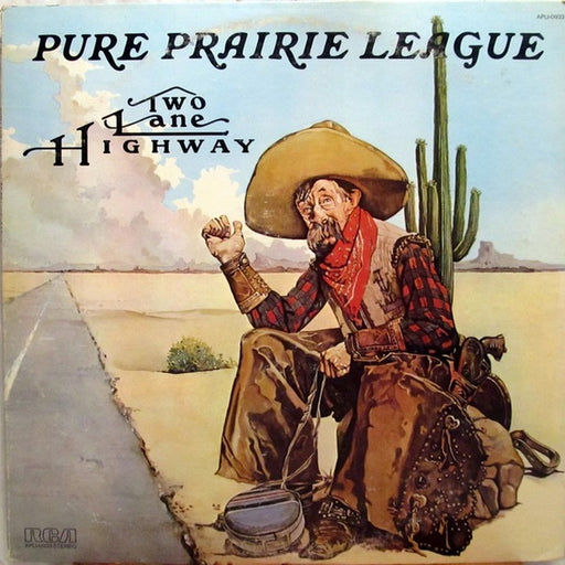 Pure Prairie League – Two Lane Highway (LP, Vinyl Record Album)