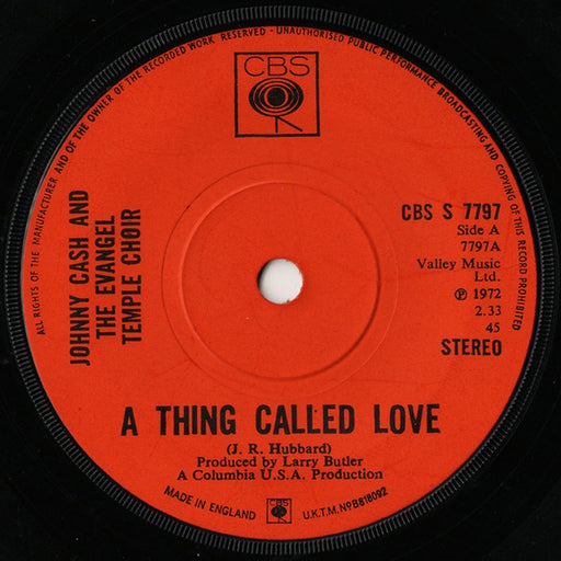 Johnny Cash, The Evangel Temple Choir – A Thing Called Love (LP, Vinyl Record Album)