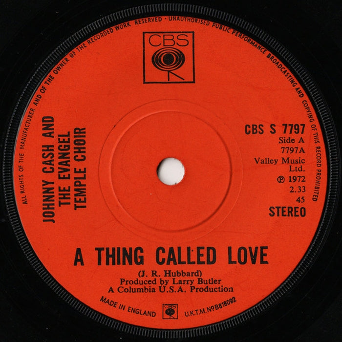 Johnny Cash, The Evangel Temple Choir – A Thing Called Love (LP, Vinyl Record Album)