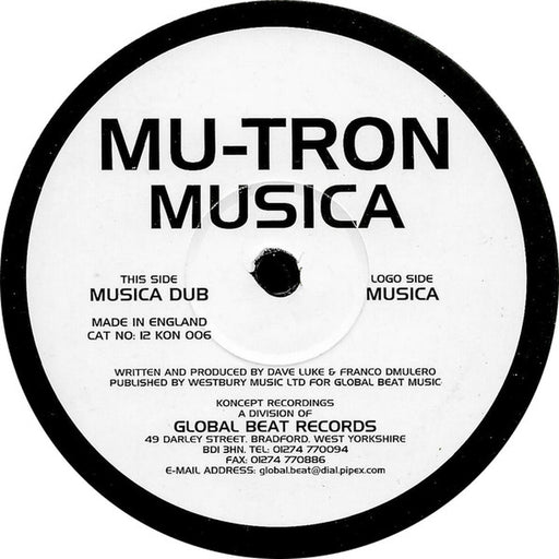Mu-Tron – Musica (LP, Vinyl Record Album)