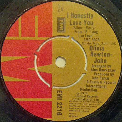 Olivia Newton-John – I Honestly Love You (LP, Vinyl Record Album)