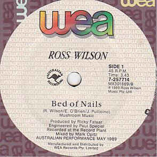 Ross Wilson – Bed Of Nails (LP, Vinyl Record Album)