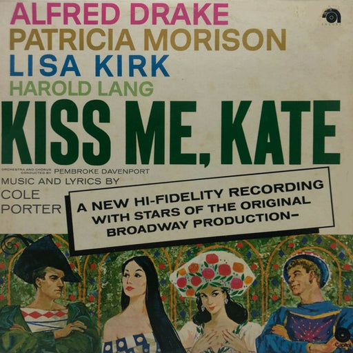 Alfred Drake, Patricia Morison, Lisa Kirk, Harold Lang, Cole Porter – Kiss Me, Kate (LP, Vinyl Record Album)