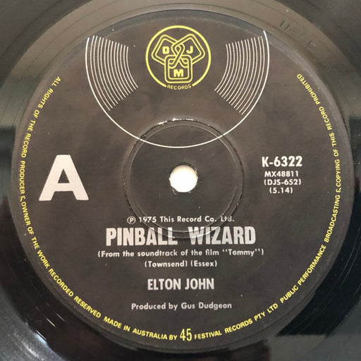 Elton John – Pinball Wizard (LP, Vinyl Record Album)