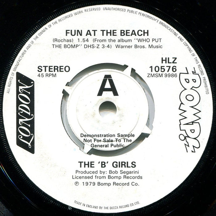 The 'B' Girls – Fun At The Beach (LP, Vinyl Record Album)