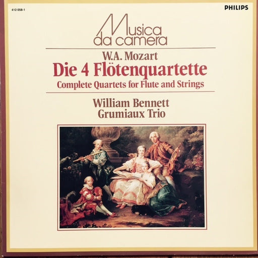 Wolfgang Amadeus Mozart, William Bennett, Grumiaux Trio – Die 4 Flötenquartette (LP, Vinyl Record Album)