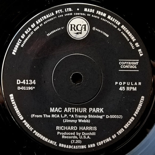Richard Harris – Mac Arthur Park (LP, Vinyl Record Album)