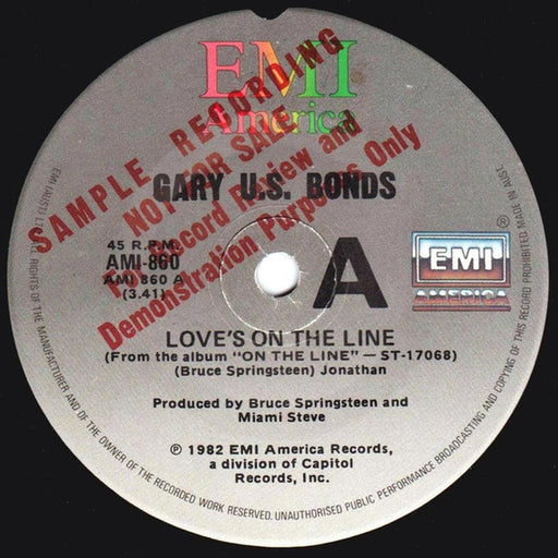 Love's On The Line – Gary U.S. Bonds (LP, Vinyl Record Album)