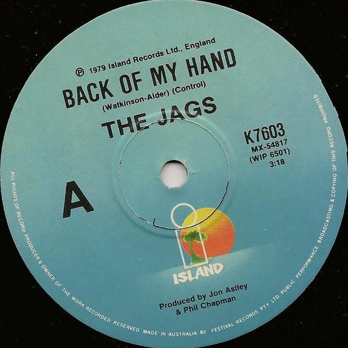The Jags – Back Of My Hand (LP, Vinyl Record Album)