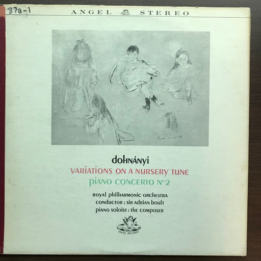 Ernst von Dohnányi, The Royal Philharmonic Orchestra, Sir Adrian Boult – Variations On A Nursery Tune/Piano Concerto No. 2 (LP, Vinyl Record Album)