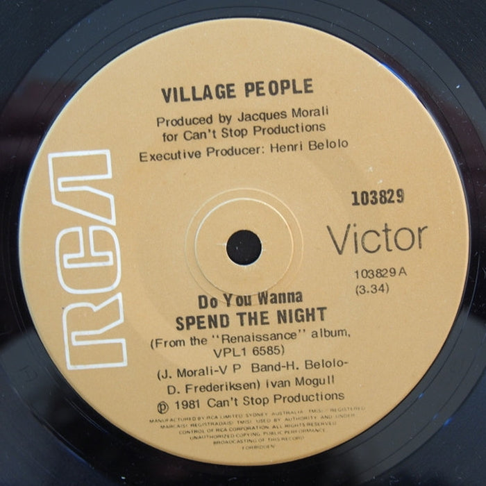 Village People – Do You Wanna Spend The Night (LP, Vinyl Record Album)