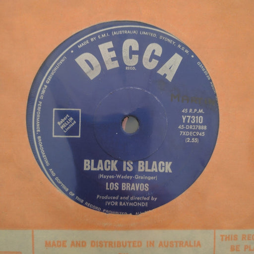Los Bravos – Black Is Black / I Want A Name (LP, Vinyl Record Album)