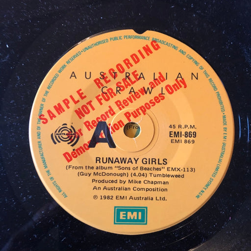 Australian Crawl – Runaway Girls (LP, Vinyl Record Album)