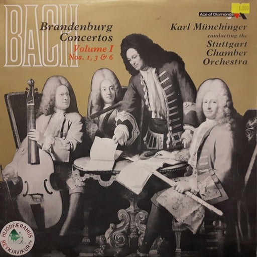 Johann Sebastian Bach, Stuttgarter Kammerorchester, Karl Münchinger – Brandenburg Concertos, Volume I Nos. 1,3 &6 (LP, Vinyl Record Album)