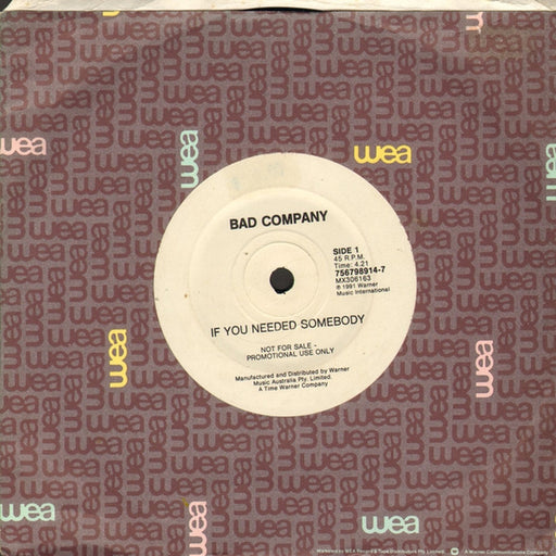Bad Company – If You Needed Somebody (LP, Vinyl Record Album)