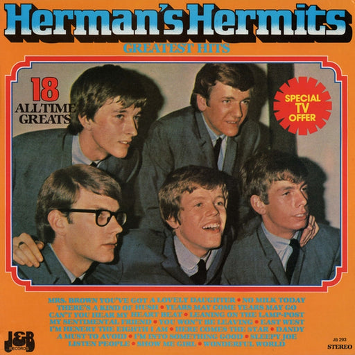 Herman's Hermits – Greatest Hits (LP, Vinyl Record Album)