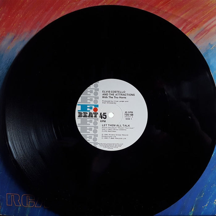 Elvis Costello & The Attractions – Let Them All Talk (LP, Vinyl Record Album)