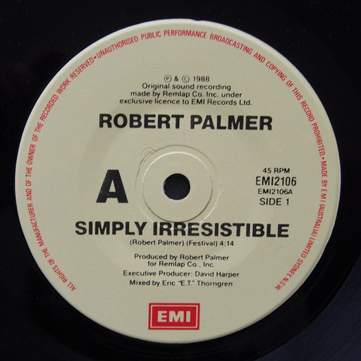 Robert Palmer – Simply Irresistible (LP, Vinyl Record Album)