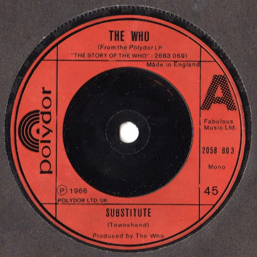 The Who – Substitute (LP, Vinyl Record Album)