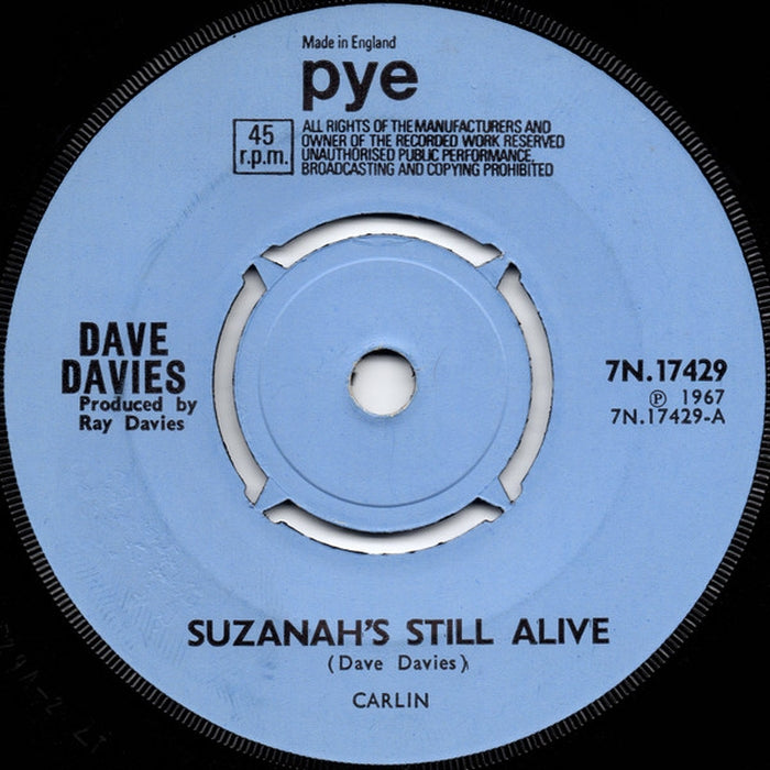 Dave Davies – Suzanah's Still Alive (LP, Vinyl Record Album)