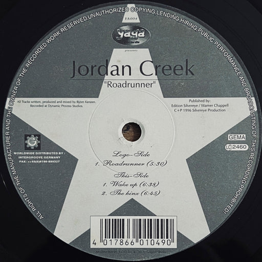 Jordan Creek – Roadrunner (LP, Vinyl Record Album)