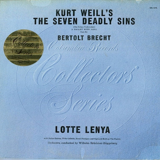 Kurt Weill, Lotte Lenya – The Seven Deadly Sins - A Ballet With Song (LP, Vinyl Record Album)