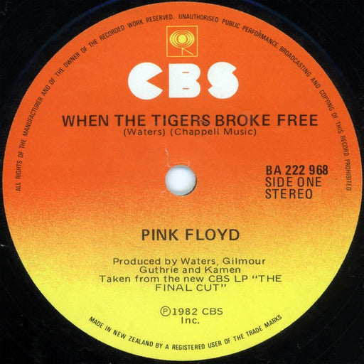 Pink Floyd – When The Tigers Broke Free (LP, Vinyl Record Album)
