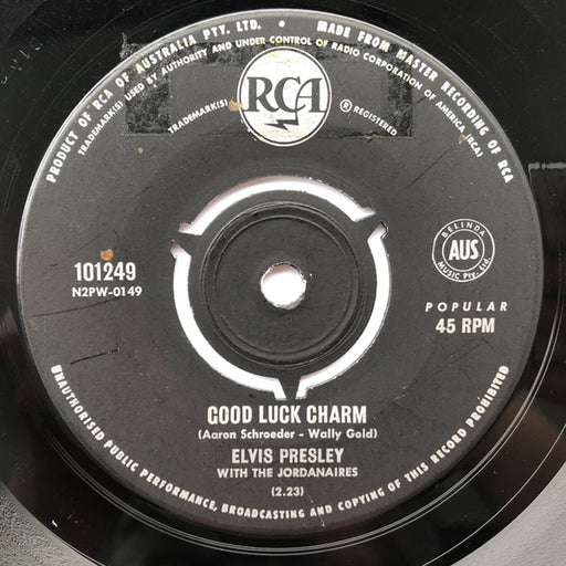 Elvis Presley, The Jordanaires – Good Luck Charm (LP, Vinyl Record Album)