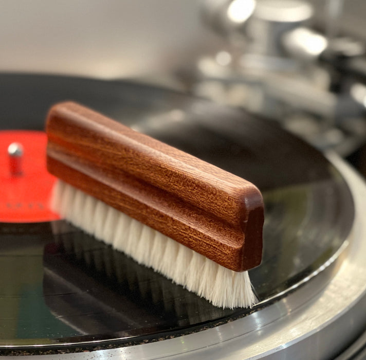 Goat Hair Record Cleaning Brush — Dutch Vinyl Record Store
